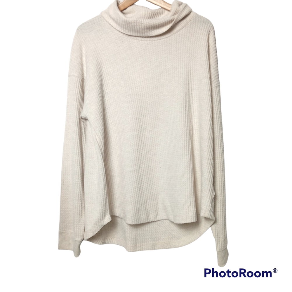 Splendid Collection Firestone Thermal Coal Neck Top in Oat